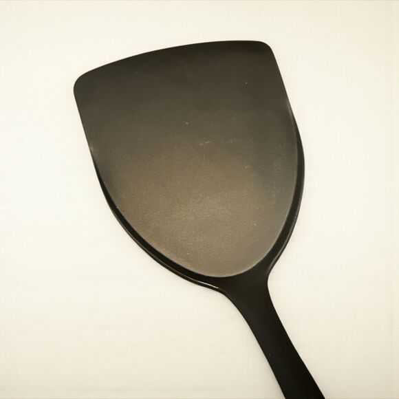 McCormick Plastic Pancake Kitchen Solid turner 14" long x 4" wide Black - Picture 3 of 3